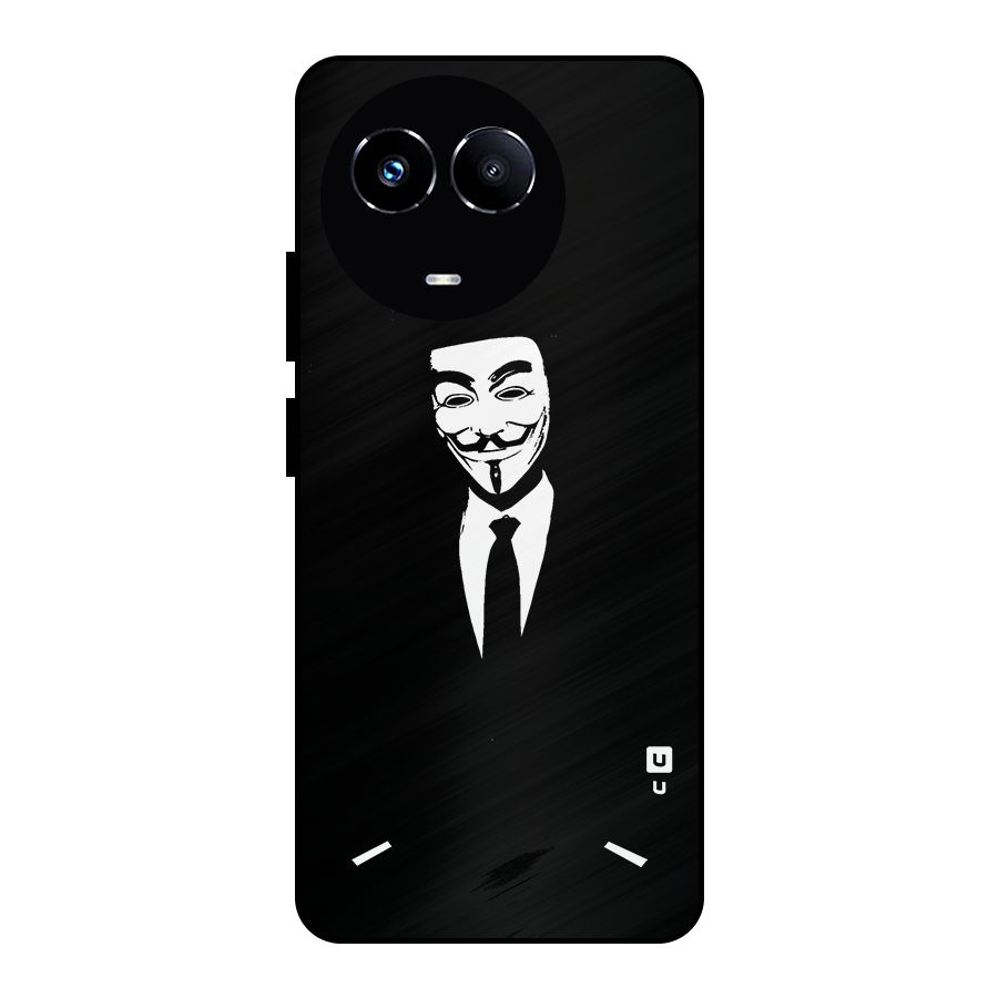 Anonymous Cool Gentleman Metal Back Case for Realme 11 5G