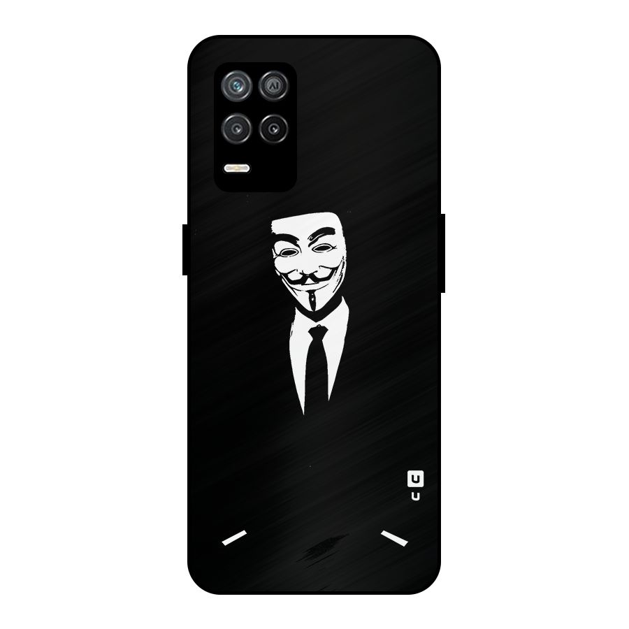 Anonymous Cool Gentleman Metal Back Case for Realme 8 5G