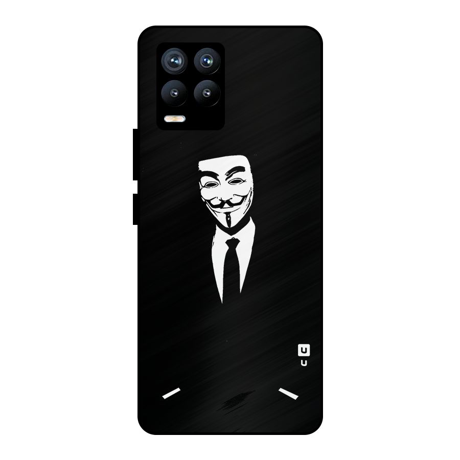 Anonymous Cool Gentleman Metal Back Case for Realme 8 Pro