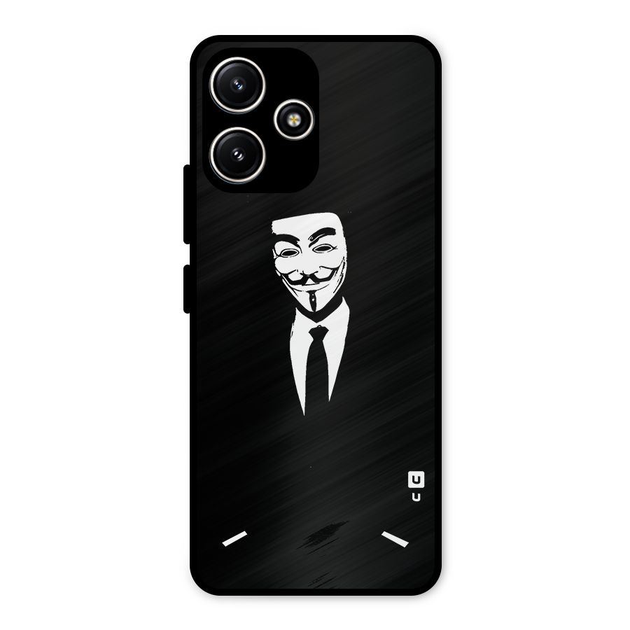 Anonymous Cool Gentleman Metal Back Case for Redmi 12 5G