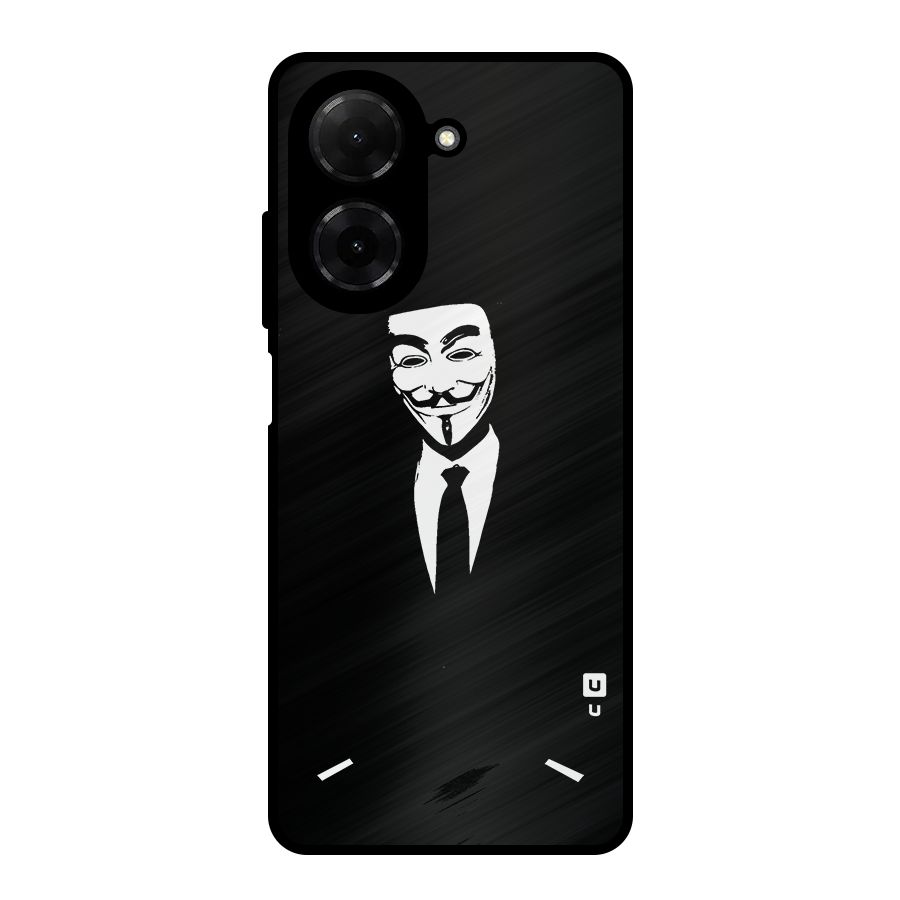 Anonymous Cool Gentleman Metal Back Case for Redmi A5 4G