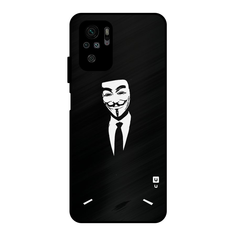 Anonymous Cool Gentleman Metal Back Case for Redmi Note 10S