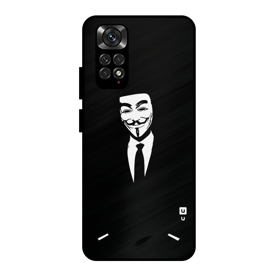 Anonymous Cool Gentleman Metal Back Case for Redmi Note 11 Pro