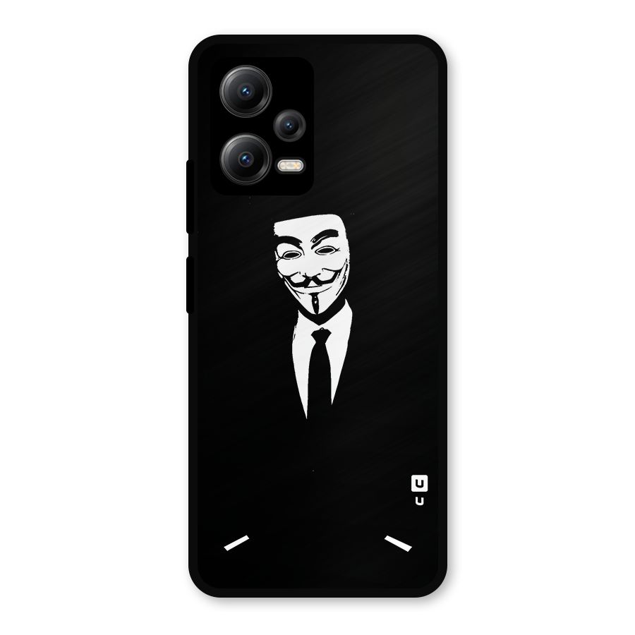 Anonymous Cool Gentleman Metal Back Case for Redmi Note 12 5G