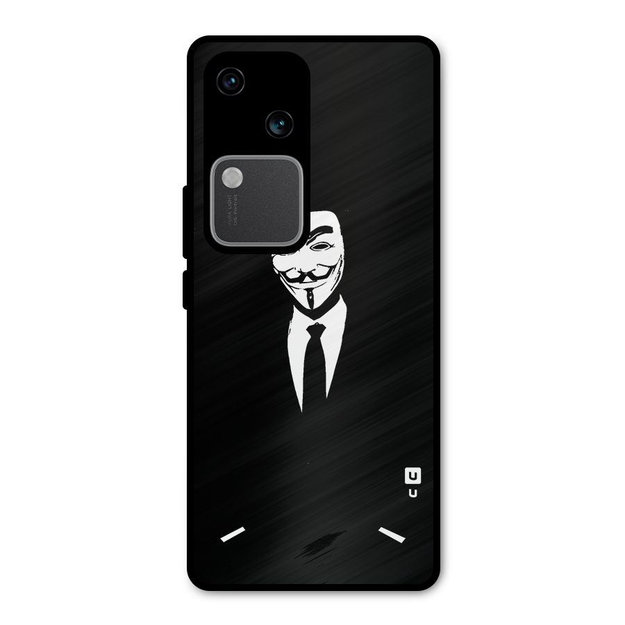Anonymous Cool Gentleman Metal Back Case for Vivo V30 Pro