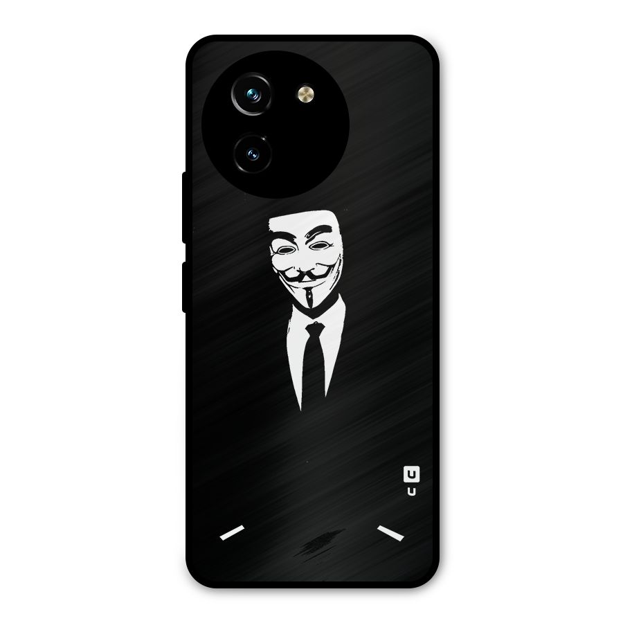 Anonymous Cool Gentleman Metal Back Case for Vivo Y200i