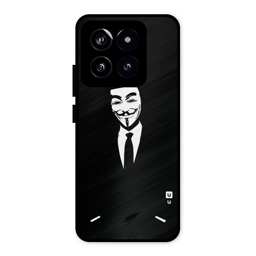 Anonymous Cool Gentleman Metal Back Case for Xiaomi 14