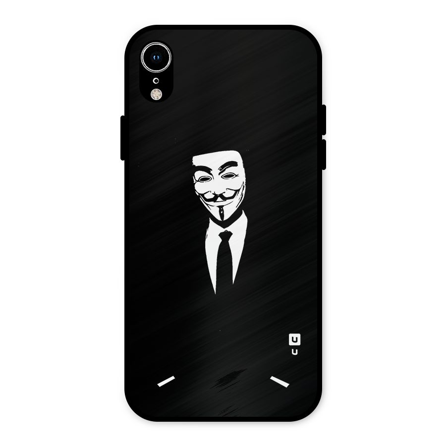 Anonymous Cool Gentleman Metal Back Case for iPhone XR