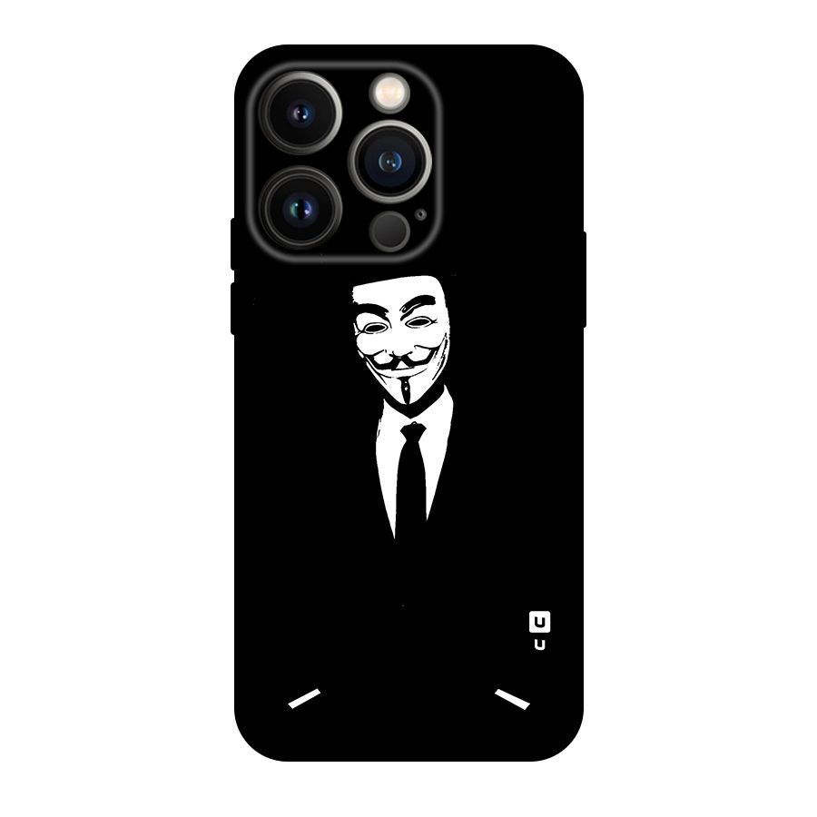 Anonymous Cool Gentleman Original Polycarbonate Back Case for iPhone 14 Pro
