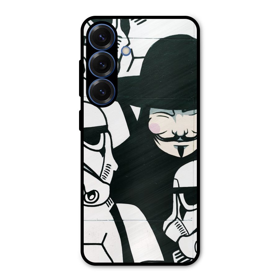 Anonymous Hat Metal Back Case for Galaxy S25