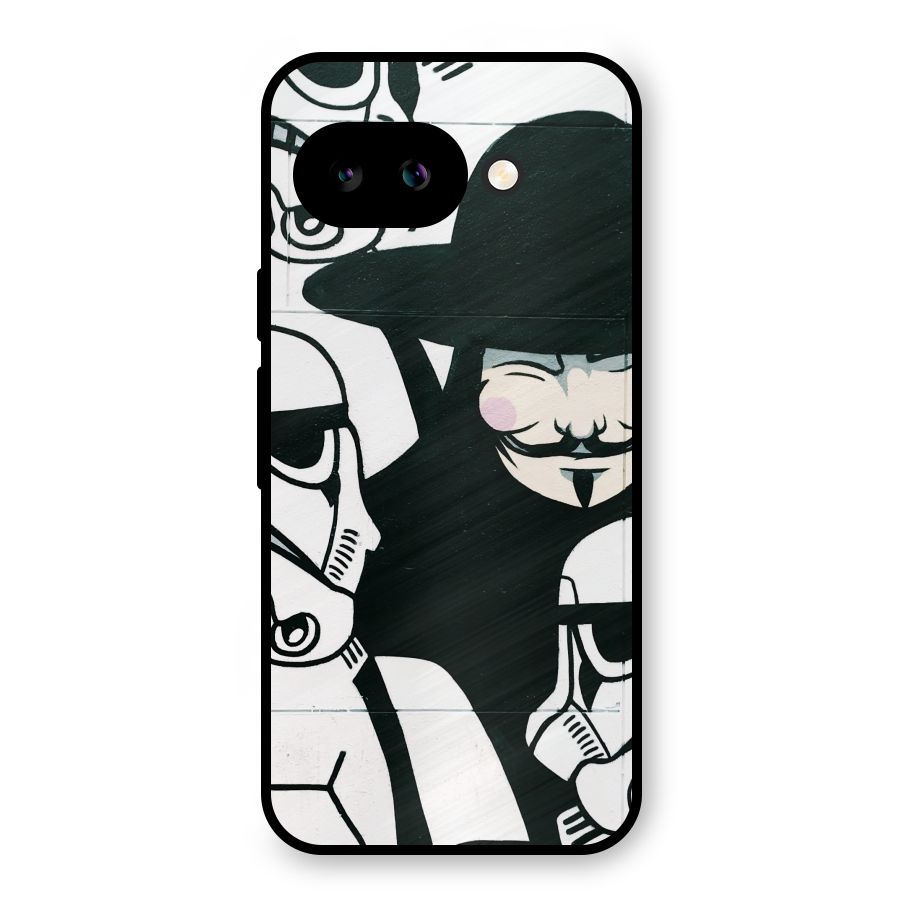 Anonymous Hat Metal Back Case for Google Pixel 9a
