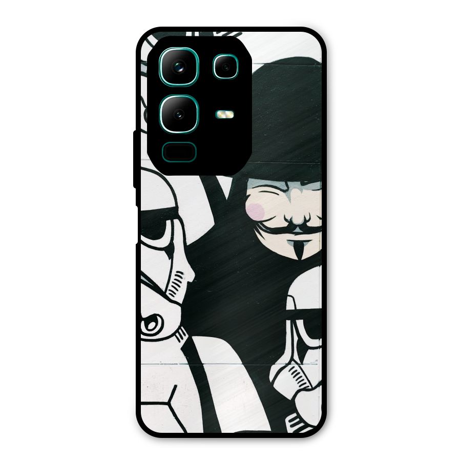 Anonymous Hat Metal Back Case for Infinix Note 50x