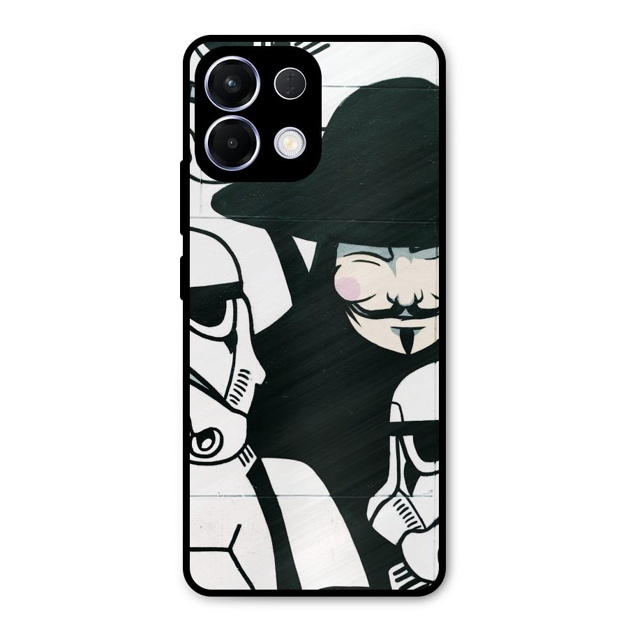 Anonymous Hat Metal Back Case for Oppo K13