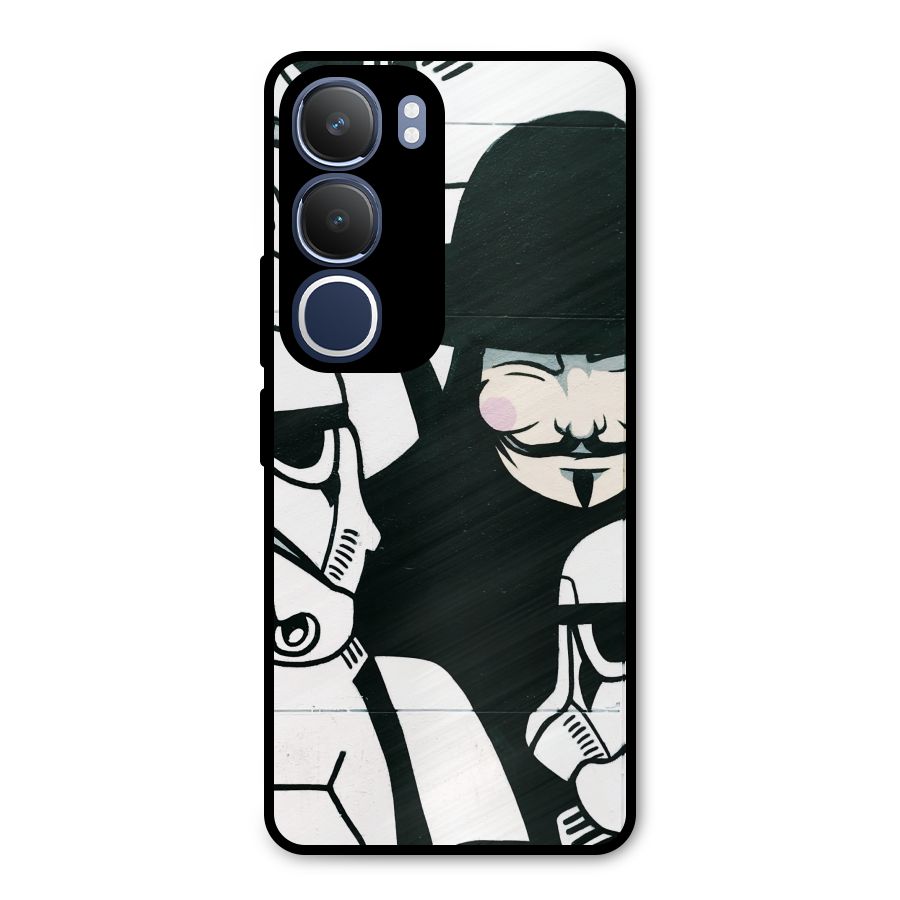 Anonymous Hat Metal Back Case for Vivo Y29