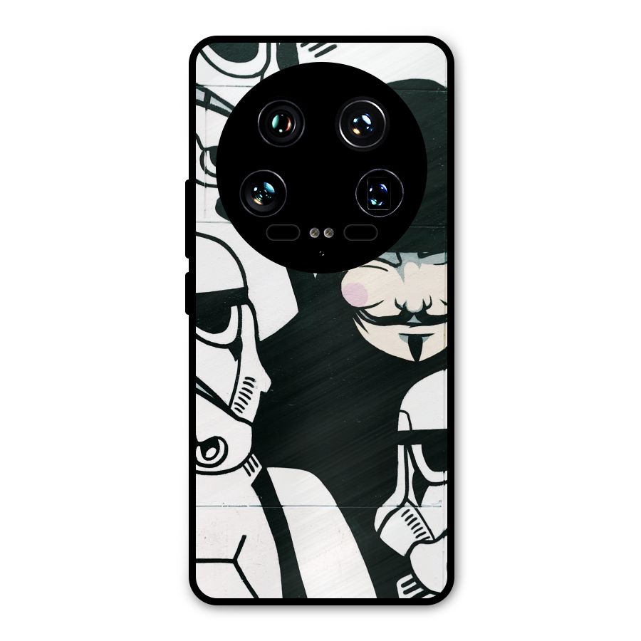 Anonymous Hat Metal Back Case for Xiaomi 14 Ultra