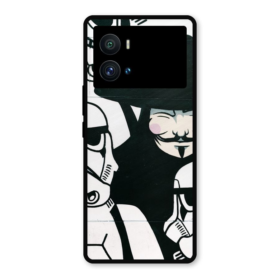 Anonymous Hat Metal Back Case for iQOO 9 Pro