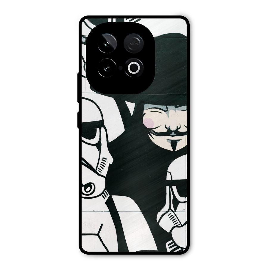 Anonymous Hat Metal Back Case for iQOO Neo 10