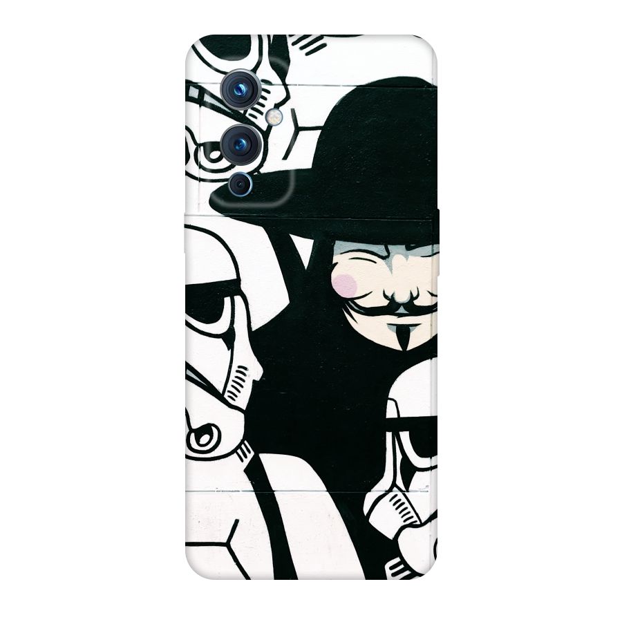 Anonymous Hat Original Polycarbonate Back Case for OnePlus 9