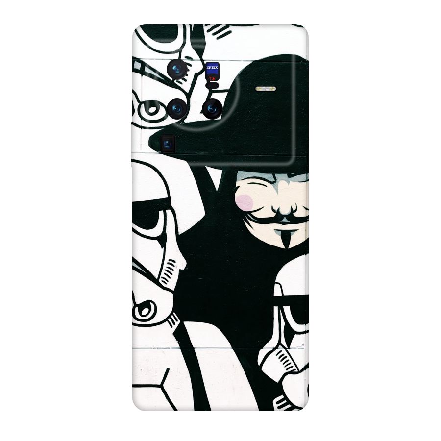 Anonymous Hat Original Polycarbonate Back Case for Vivo X80