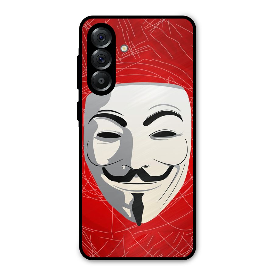 Anonymous Mask Abstract Metal Back Case for Galaxy A56