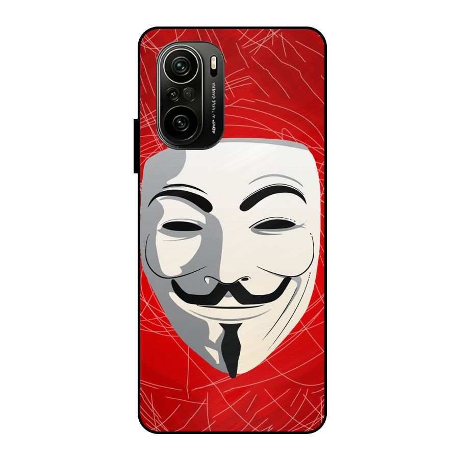 Anonymous Mask Abstract Metal Back Case for Mi 11X Pro