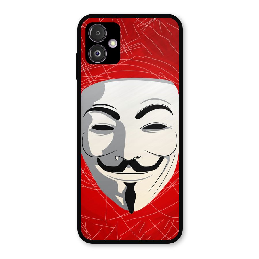 Anonymous Mask Abstract  Metal Back Case for Galaxy F14
