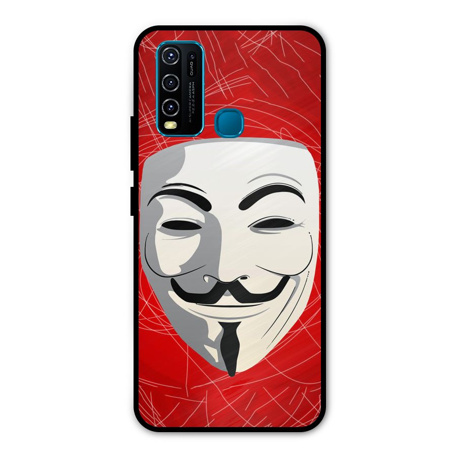 Anonymous Mask Abstract  Metal Back Case for Vivo Y50
