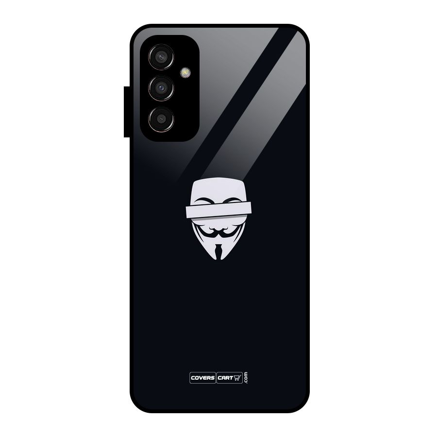 Anonymous Mask Glass Back Case for Galaxy F13