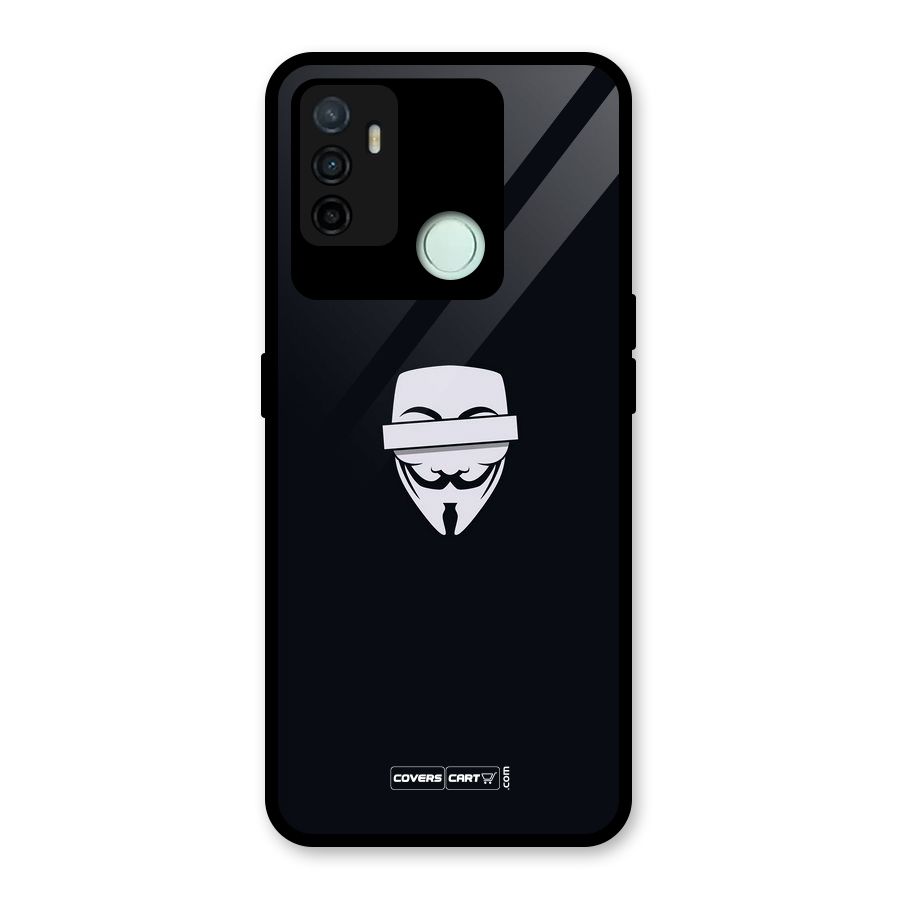 Anonymous Mask Glass Back Case for Oppo A53