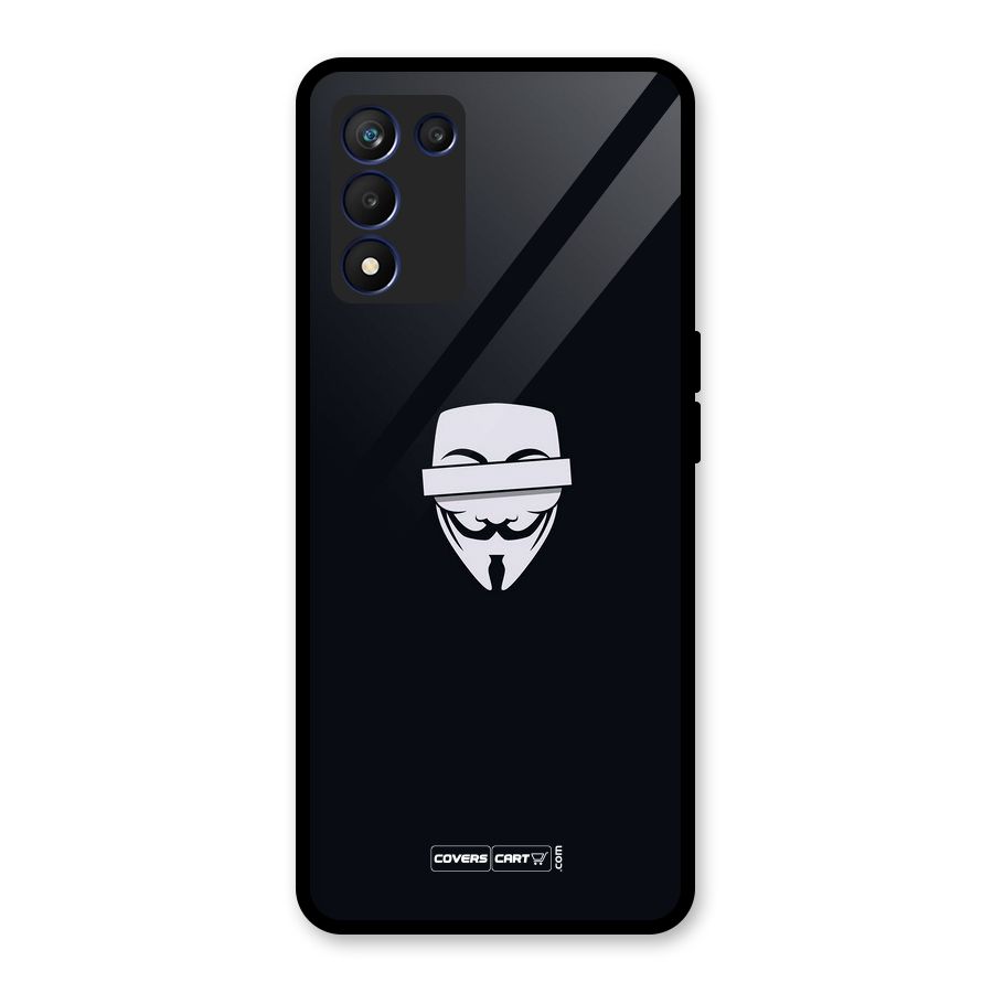 Anonymous Mask Glass Back Case for Realme 9 5G Speed