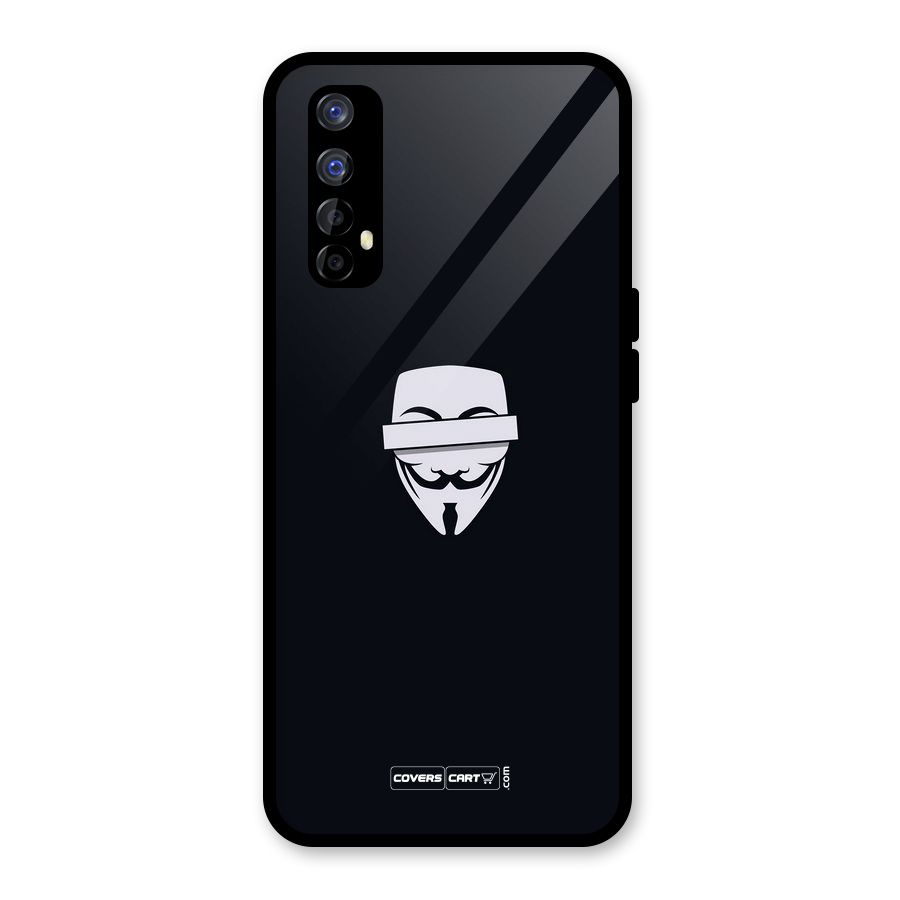Anonymous Mask Glass Back Case for Realme Narzo 20 Pro