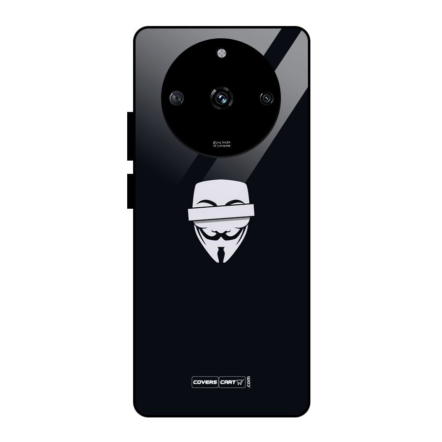 Anonymous Mask Glass Back Case for Realme Narzo 60 5G