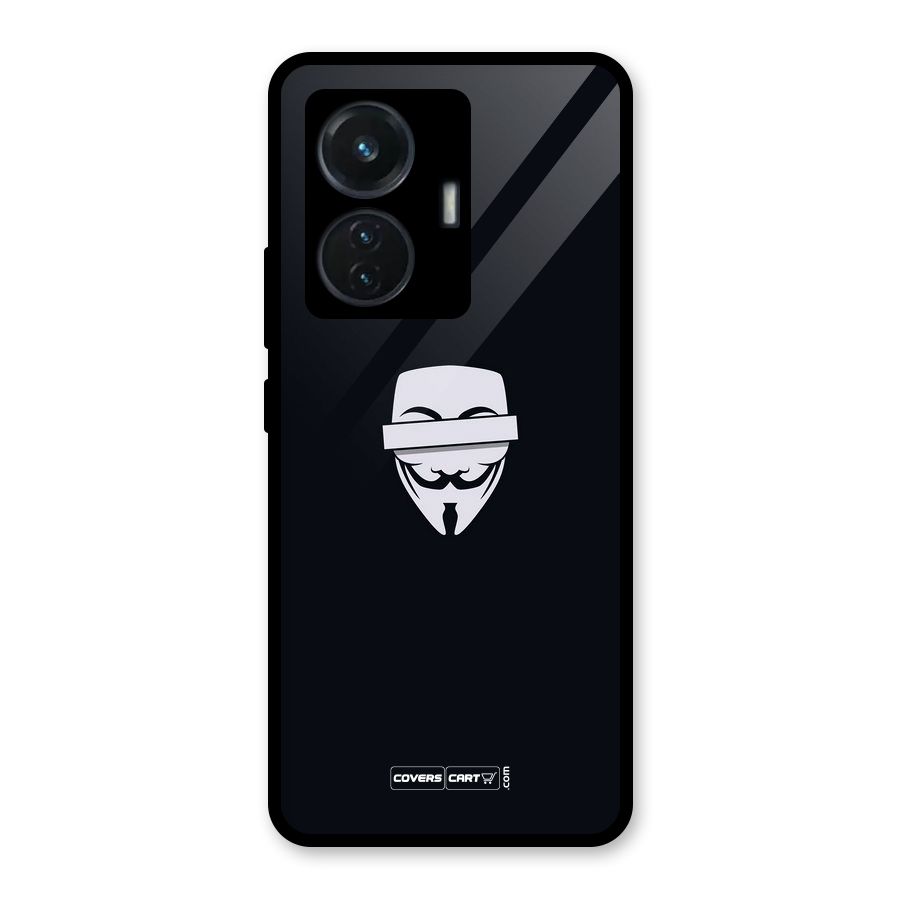 Anonymous Mask Glass Back Case for Vivo T1 44W