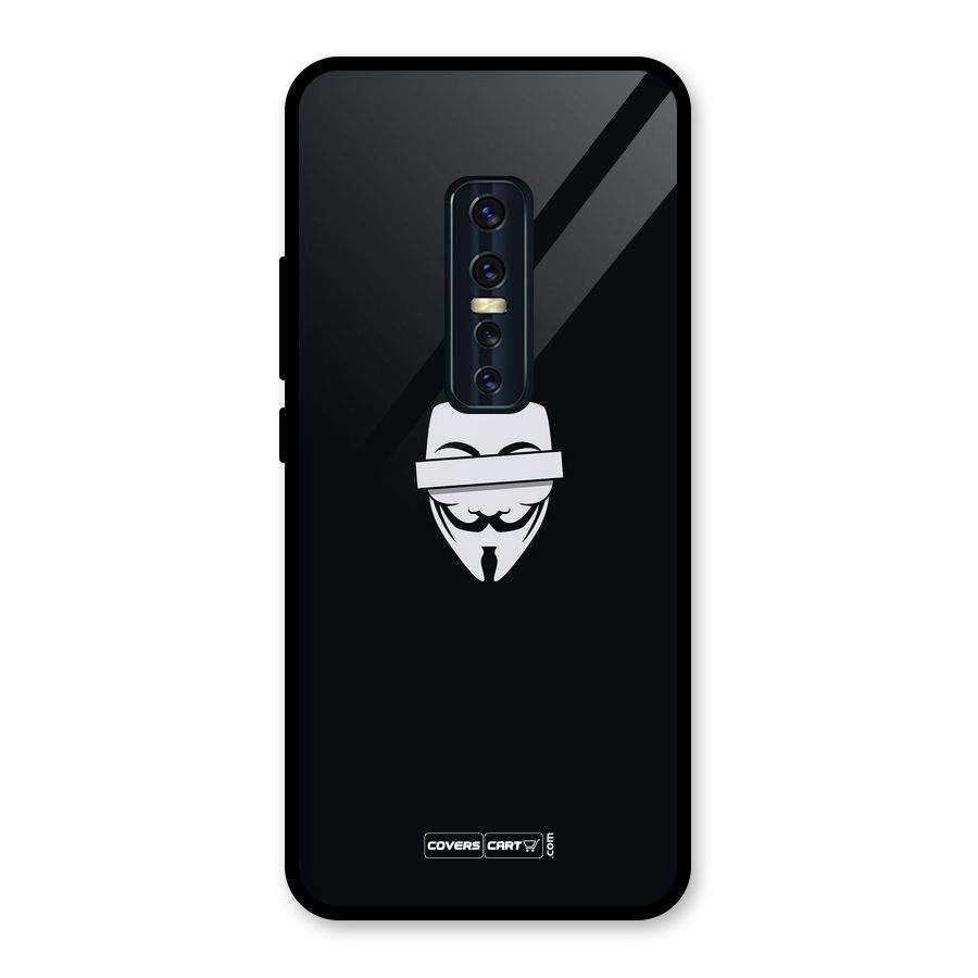 Anonymous Mask Glass Back Case for Vivo V17 Pro