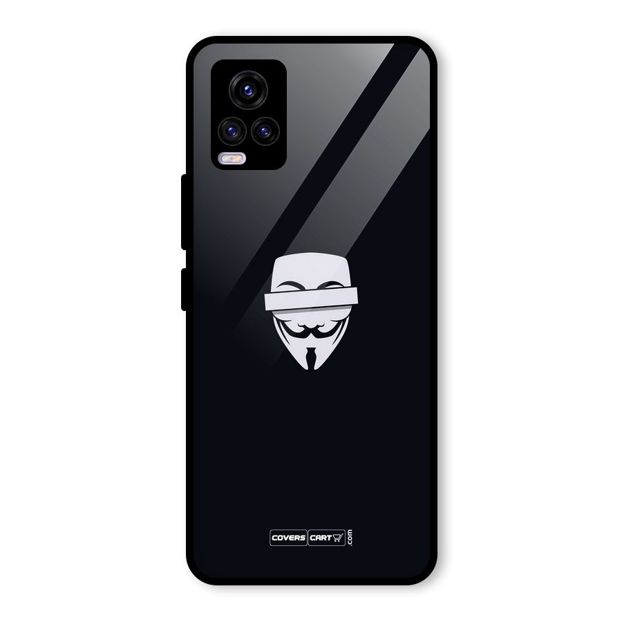 Anonymous Mask Glass Back Case for Vivo V20 2021