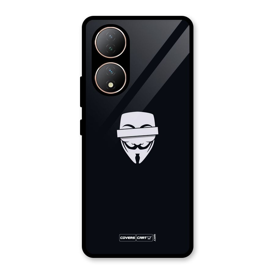 Anonymous Mask Glass Back Case for Vivo Y100A
