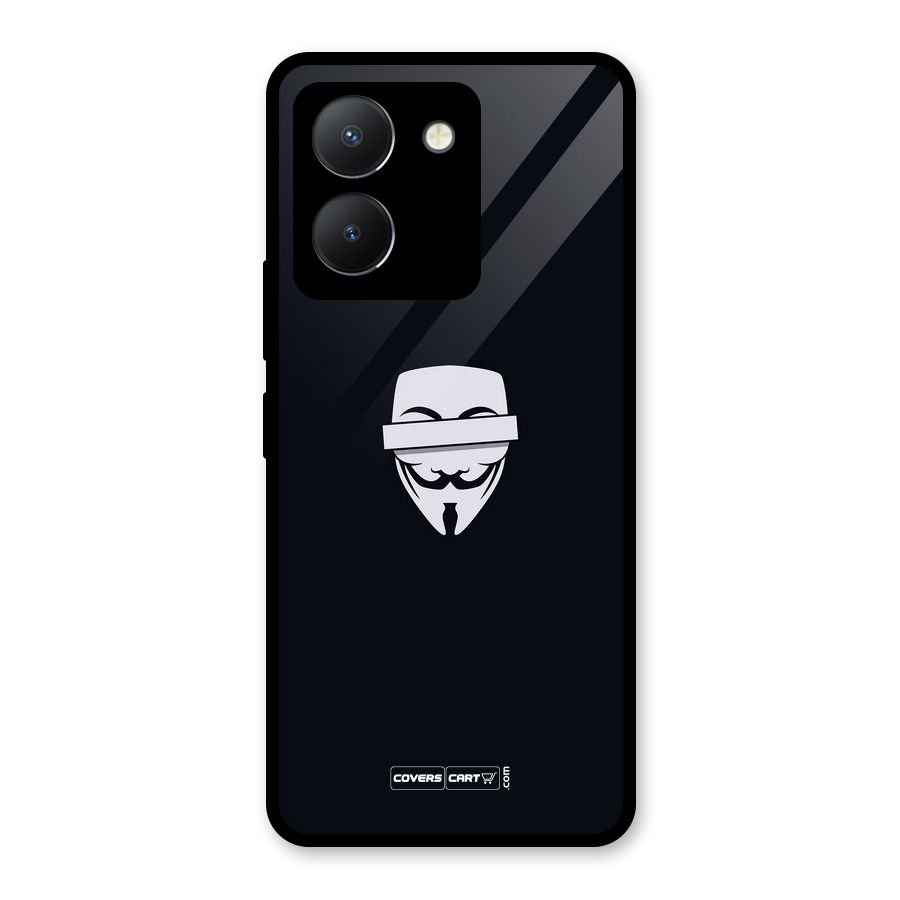 Anonymous Mask Glass Back Case for Vivo Y36