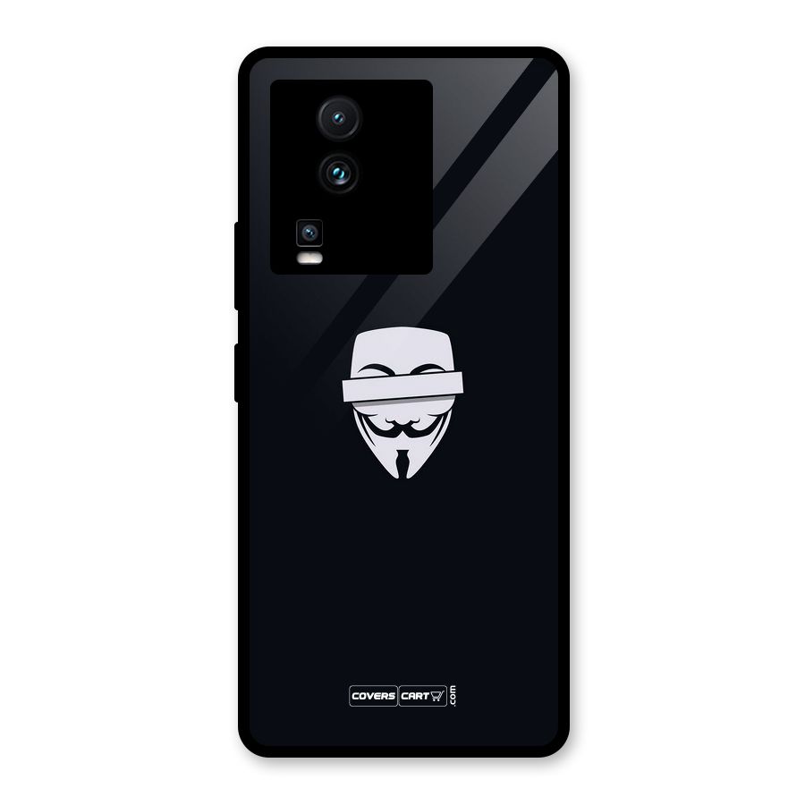 Anonymous Mask Glass Back Case for Vivo iQOO Neo 7 Pro