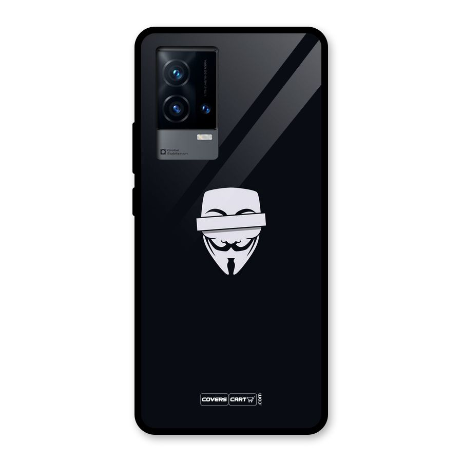 Anonymous Mask Glass Back Case for iQOO 9 5G