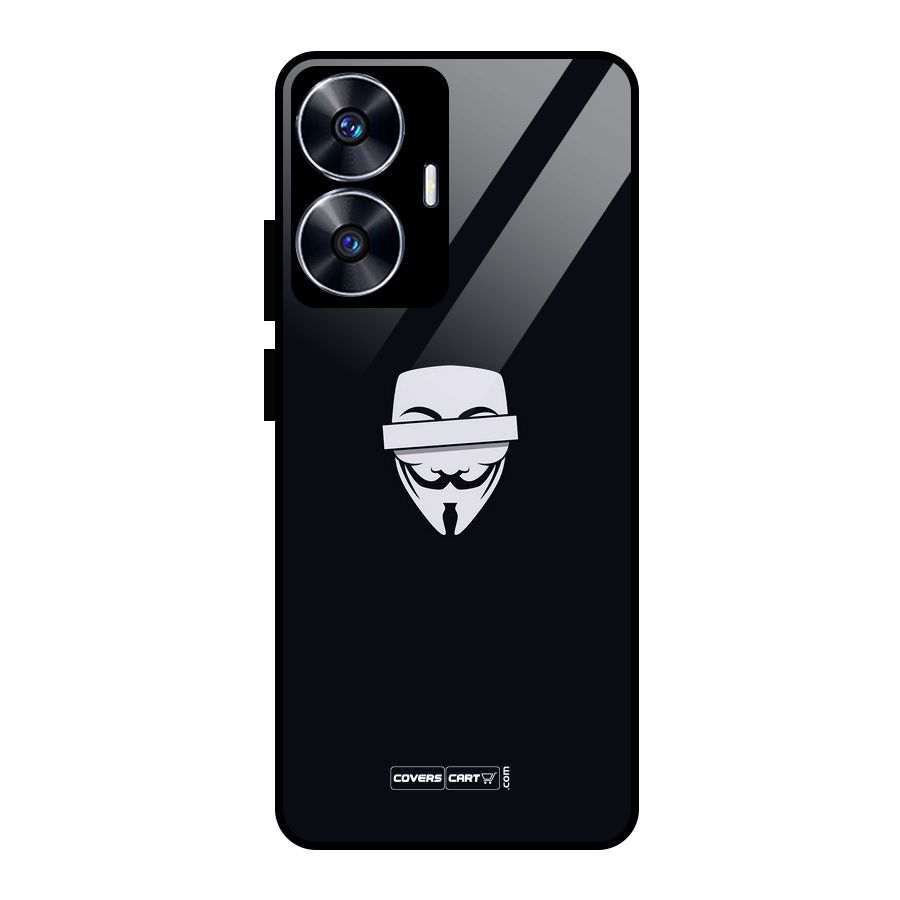 Anonymous Mask Glass Back Case for realme C55