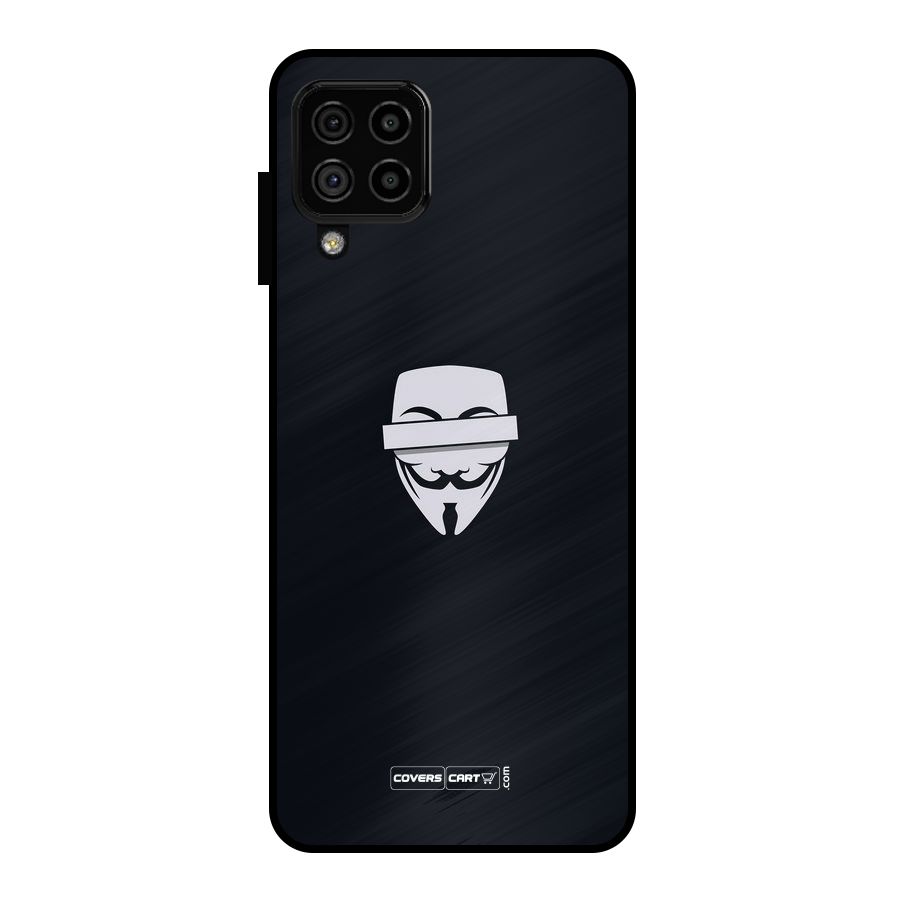 Anonymous Mask Metal Back Case for Galaxy A22 4G