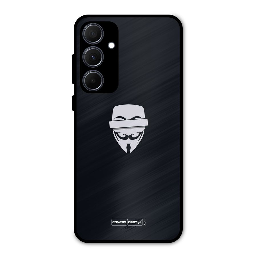 Anonymous Mask Metal Back Case for Galaxy A35