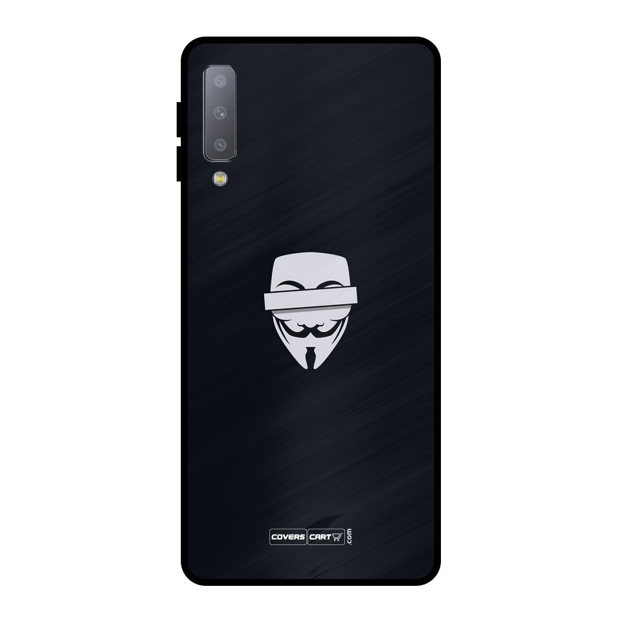 Anonymous Mask Metal Back Case for Galaxy A7 (2018)