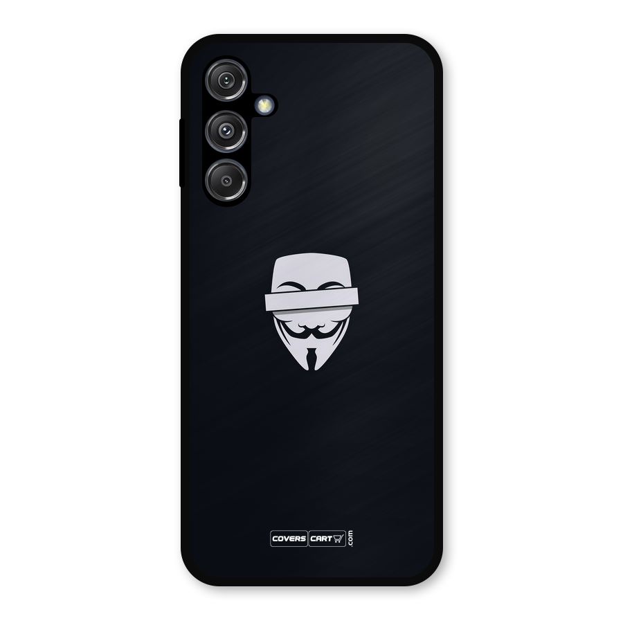 Anonymous Mask Metal Back Case for Galaxy M34 5G
