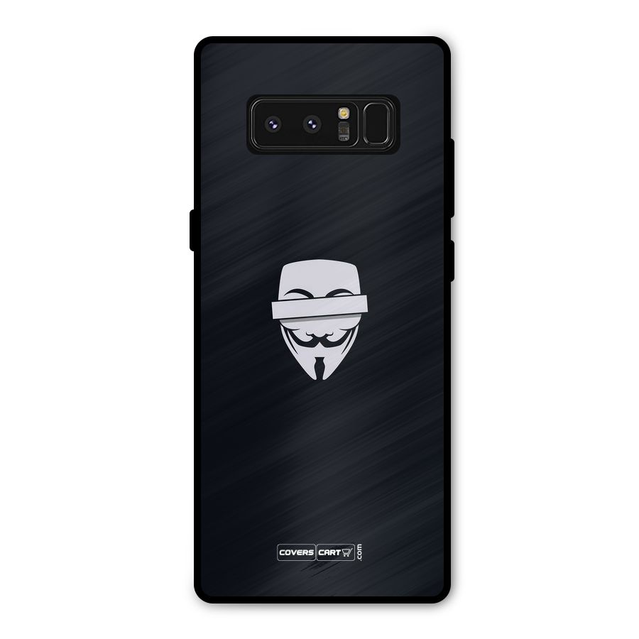 Anonymous Mask Metal Back Case for Galaxy Note 8
