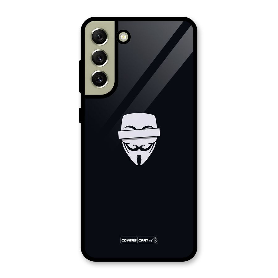Anonymous Mask Metal Back Case for Galaxy S21 FE 5G (2023)