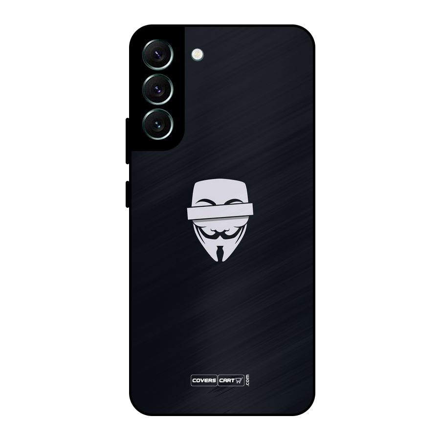 Anonymous Mask Metal Back Case for Galaxy S22 Plus 5G