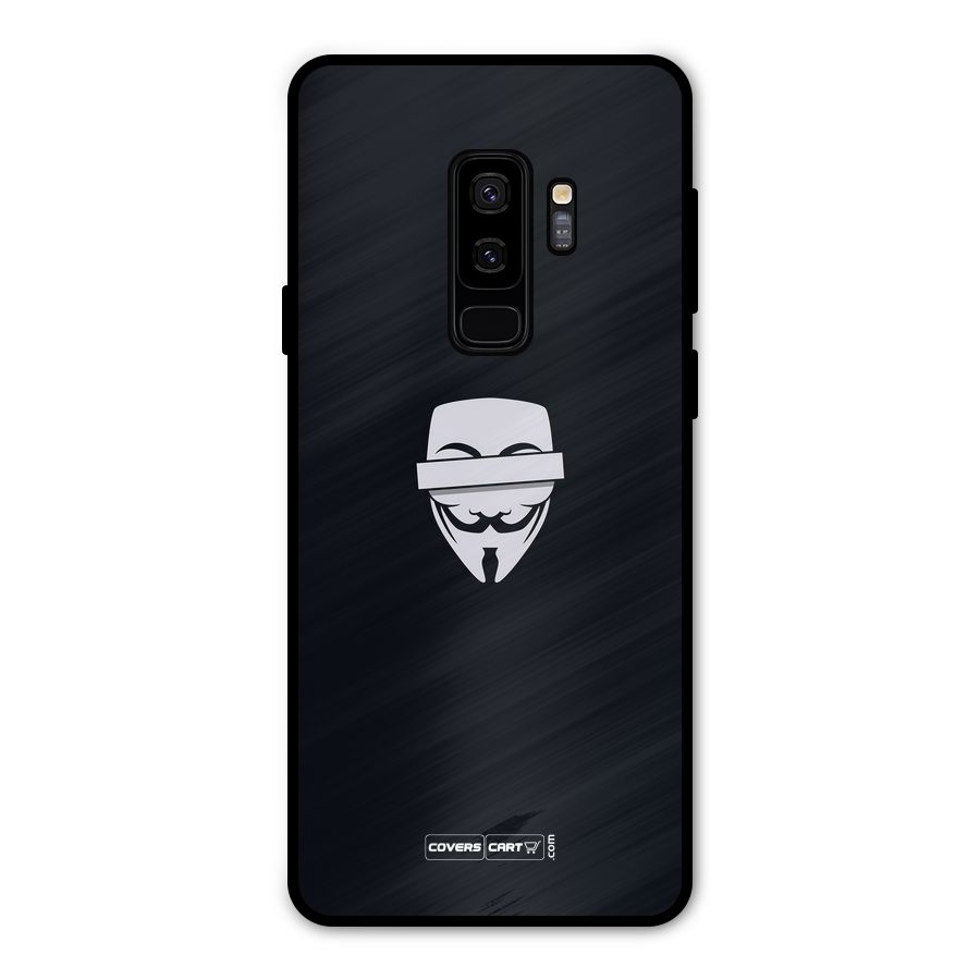 Anonymous Mask Metal Back Case for Galaxy S9 Plus