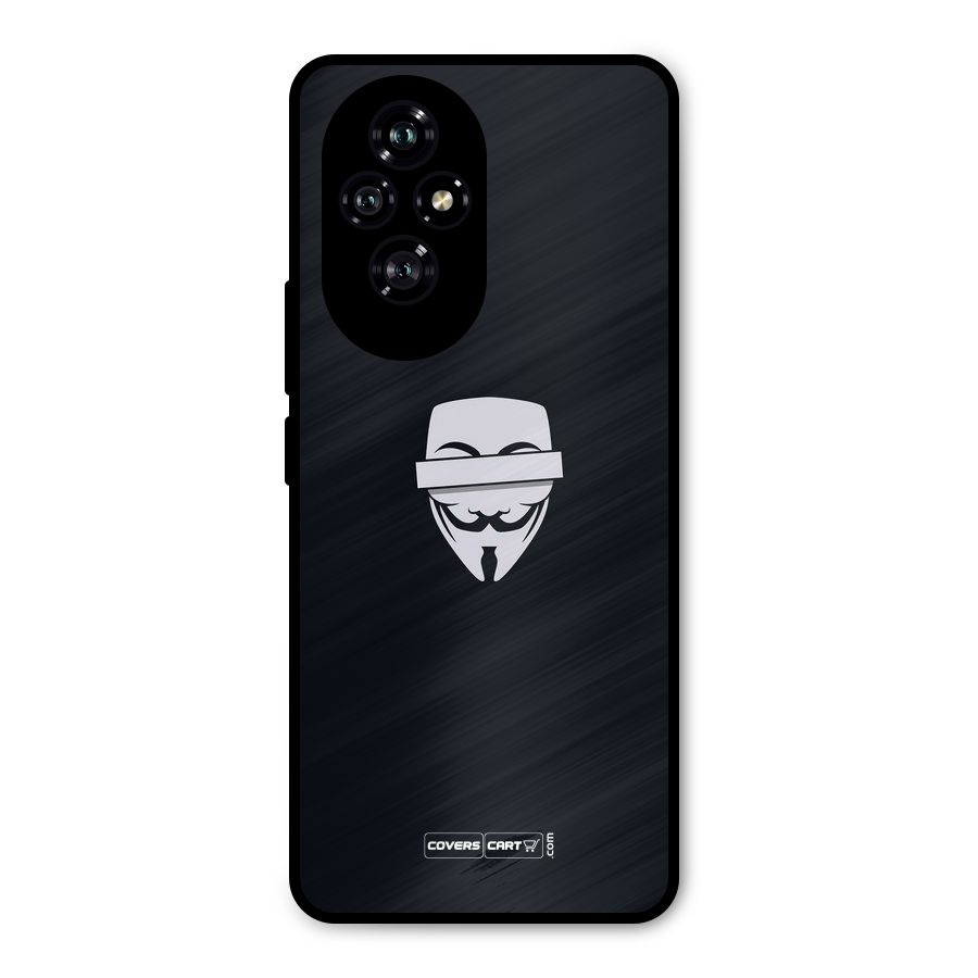 Anonymous Mask Metal Back Case for Honor 200
