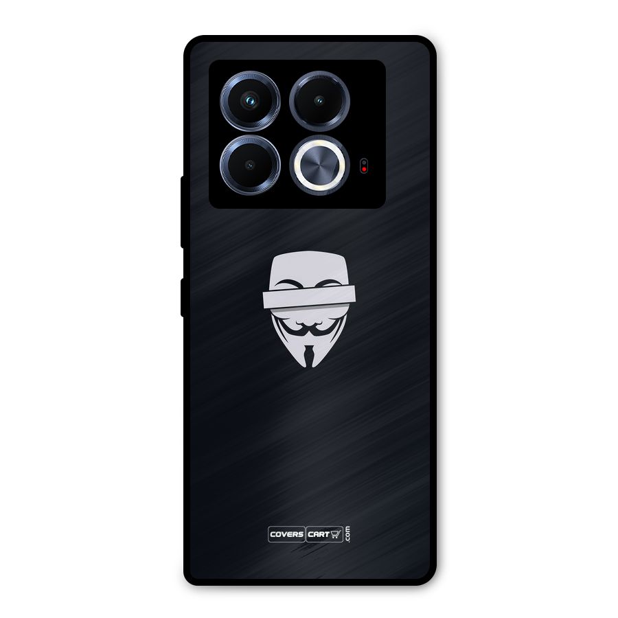 Anonymous Mask Metal Back Case for Infinix Note 40 5G
